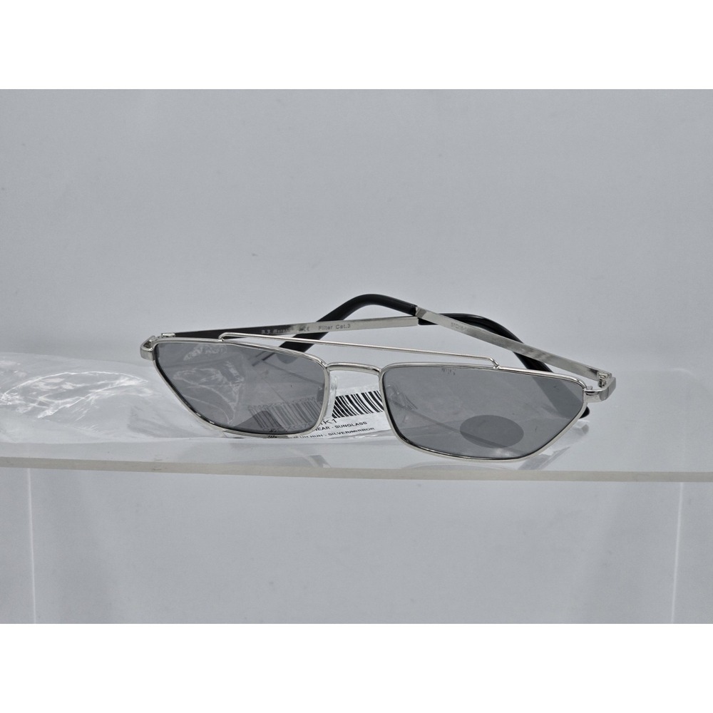 A.J.‎ Morgan Eyewear Slim UH HUH, Silver Mirror Sunglasses UV 400